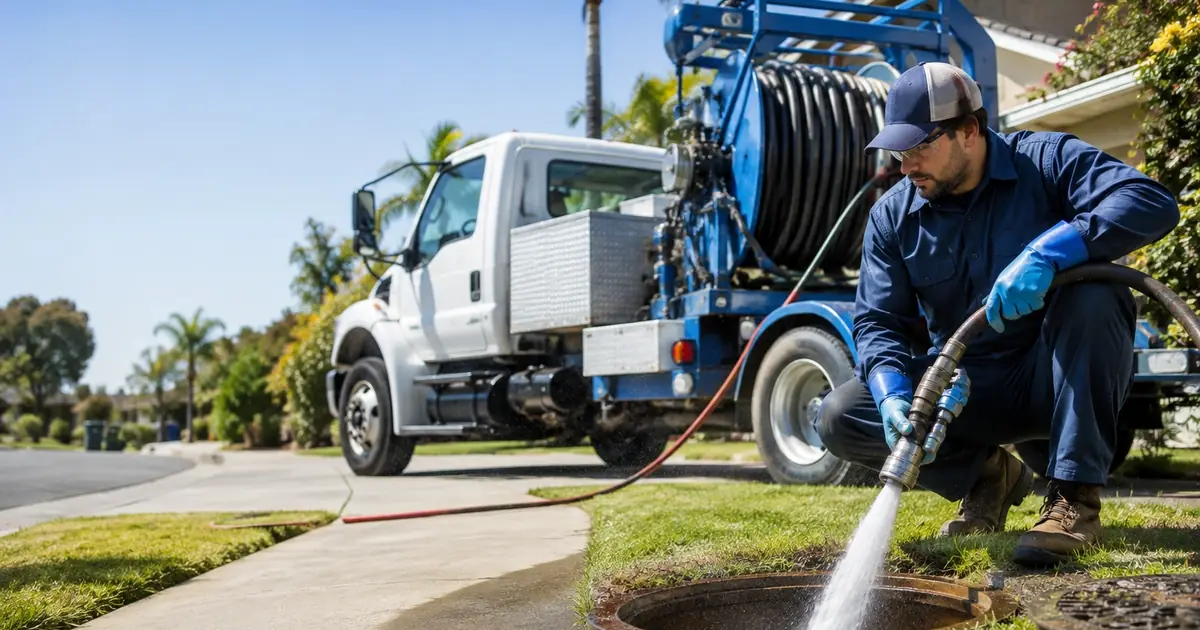 Hydro jet sewer cleaning Calabasas