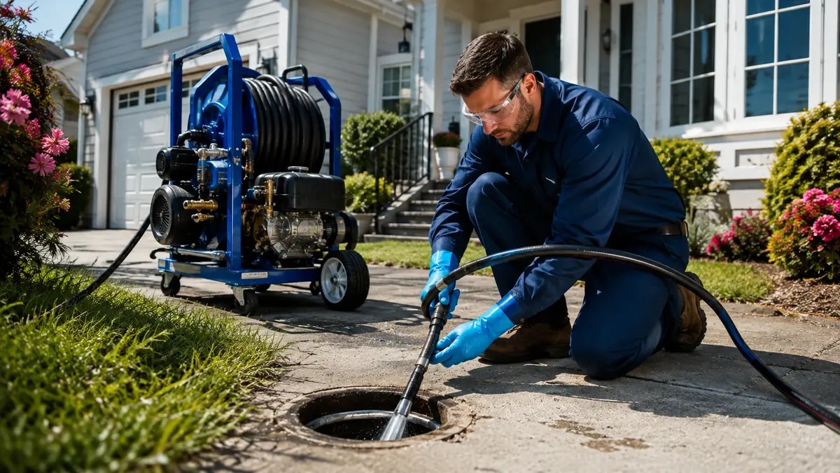 Residential Hydro Jet Drain Cleaning in Calabasas